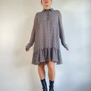 NWOT Frank and Oak Chiffon Low Waist Dress Size M